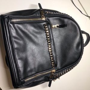 Madison West Faux Leather Backpack